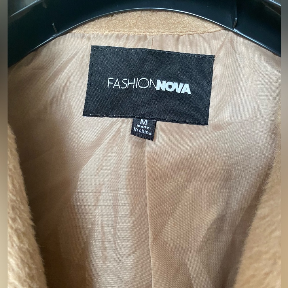 It’s A Long Story Coat In Beige, Size M View 3